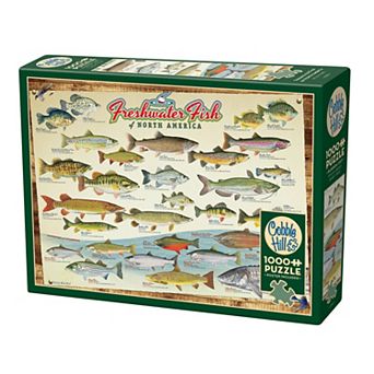 Cobble Hill 1000 pc Puzzle: Freshwater Fish Of North America