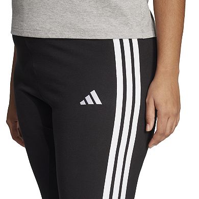 Plus Size adidas Essentials 3-Stripes Cotton Sportswear Leggings