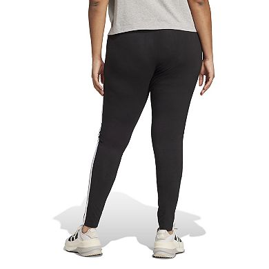 Plus Size adidas Essentials 3-Stripes Cotton Sportswear Leggings