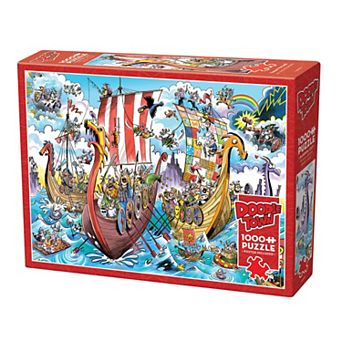 Cobble Hill DoodleTown: Viking Voyage 1000 pc Puzzle