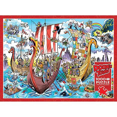 Cobble Hill DoodleTown: Viking Voyage 1000 Piece Puzzle
