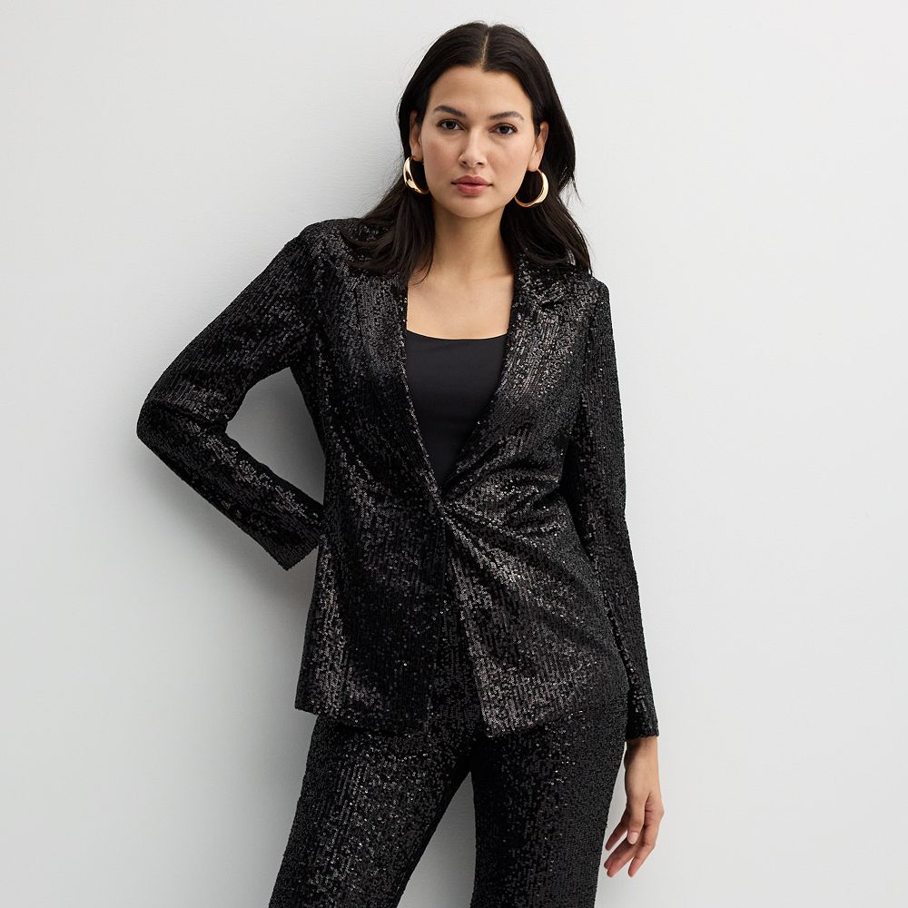 Petit Blazer Femme Nine West – Jean Bleu – Taille S – Boutons Argentés