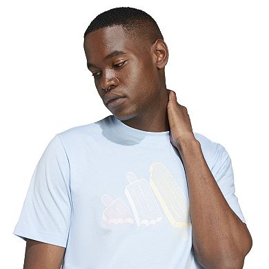 Big & Tall adidas Lounge Ice Graphic Sportswear T-Shirt