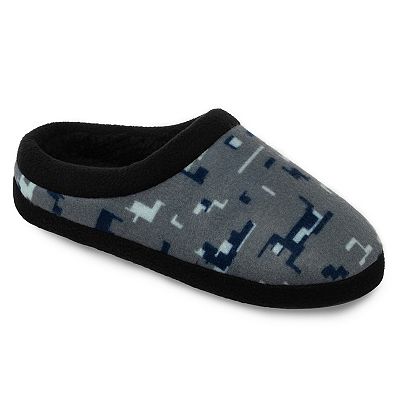 Cuddl Duds Boys Fleece Clog Slippers