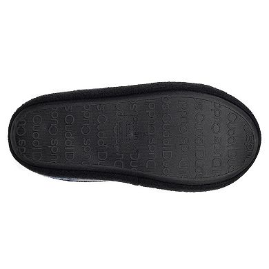Boys Cuddl Duds® Printed Glitch Fleece Clog Slippers
