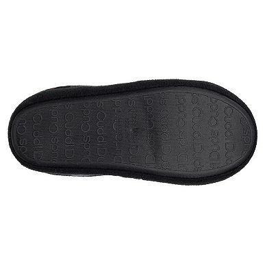 Boys Cuddl Duds® Printed Plaid Fleece Clog Slippers