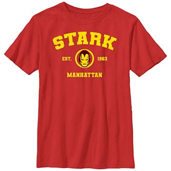Boys 8-20 Marvel Iron Man Stark Est. 1963 Graphic Tee
