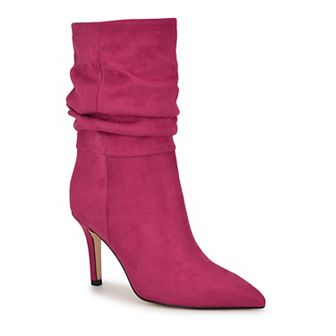 Nine West Slouch Women's Pointy Toe Stiletto Heel Dress Booties