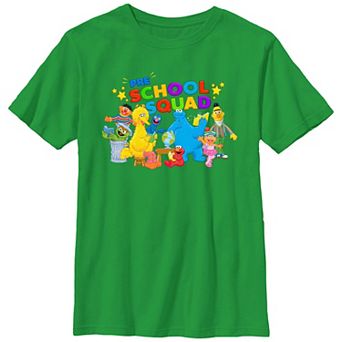 Boys 8-20 Sesame Street Pre-School Squad Graphic Tee