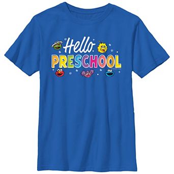 Boys 8-20 Sesame Street Hello Pre-School Graphic Tee