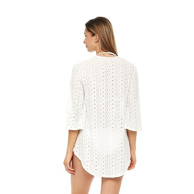 Women's Jordan Taylor V-Neck Swim Cover-Up Tunic