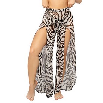 Women's Jordan Taylor Animal Skin Swim Cover-Up Harem Pant