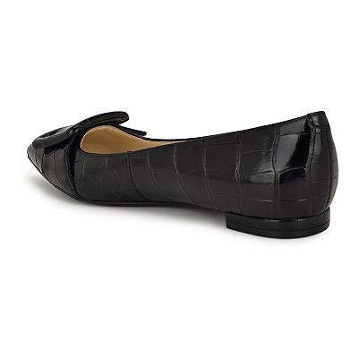 Nine west black flats online