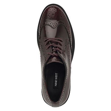 Nine West Studey Women's Heeled Casual Lace-up Loafers