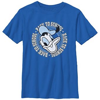 Disney's Donald Duck Back To School Boys 6-20 Graphic Tee