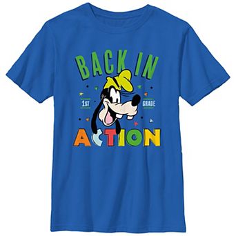 Disney's Goofy Back In Action 1st Grade Boys 8-20 Graphic Tee