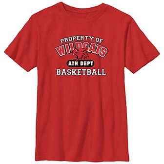 Disney's High School Musical Property Of Wildcats Basketball Boys 8-20 Graphic Tee