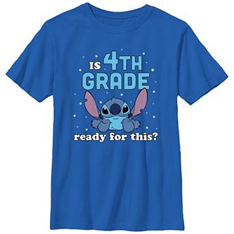 Disney's Lilo & Stitch Is 4th Grade Ready For This Boys 8-20 Graphic Tee