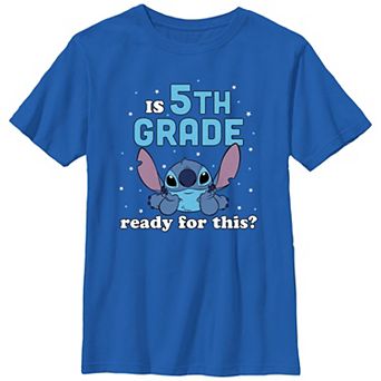Disney's Lilo & Stitch Is 5th Grade Ready For This Boys 8-20 Graphic Tee