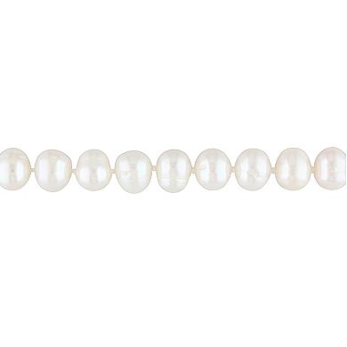 Stella Grace Sterling Silver Freshwater Cultured Pearl Bracelet