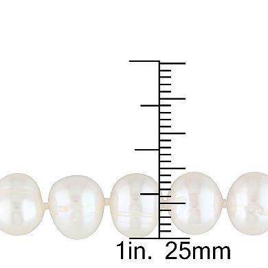 Stella Grace Sterling Silver Freshwater Cultured Pearl Bracelet