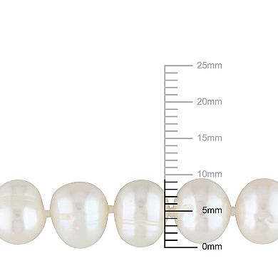 Stella Grace Sterling Silver Freshwater Cultured Pearl Bracelet