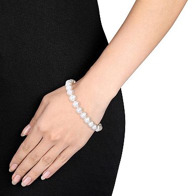 Stella Grace Sterling Silver Freshwater Cultured Pearl Bracelet