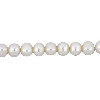 Stella Grace Men's Freshwater Cultured Pearl Strand Bracelet