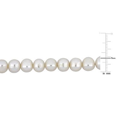 Stella Grace Men's Freshwater Cultured Pearl Strand Bracelet