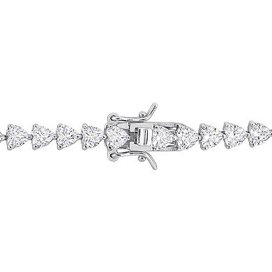Stella Grace Sterling Silver Lab-Created White Sapphire Tennis Bracelet