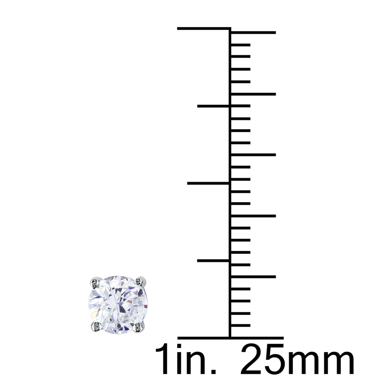 Tuscany Silver – Ciondolo In Argento Sterling 925 Con Stella E Luna In Cubic Zirconia – Collana Regolabile 41-46 Cm – Gioiello Ipoallergenico In Scatola Regalo