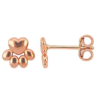 Stella Grace Paw Stud Earrings