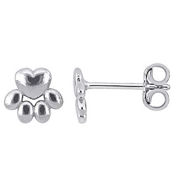 Stella Grace Paw Stud Earrings