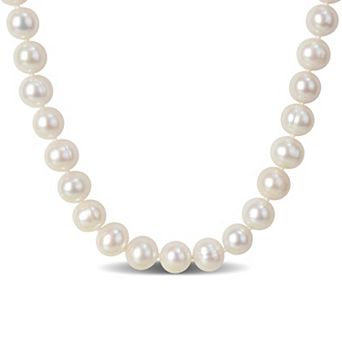 Stella Grace Sterling Silver Freshwater Cultured Pearl Strand Necklace