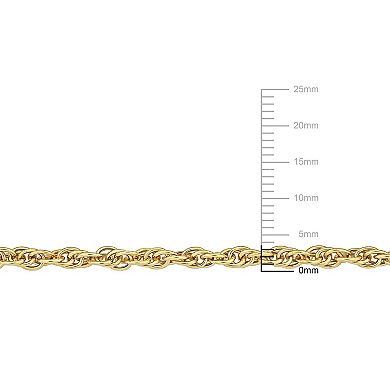 Stella Grace 18k Gold Over Silver Singapore Chain Necklace