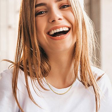 Stella Grace 18k Gold Over Silver Rope Chain Necklace