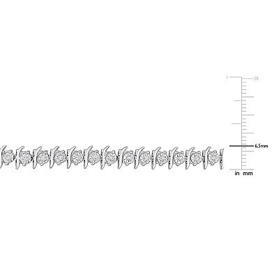 Stella Grace Sterling Silver 1/2 Carat T.W. Diamond Tennis Bracelet