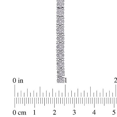 Stella Grace Sterling Silver 1/4 Carat T.W. Diamond Tennis Bracelet
