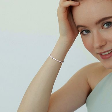 Stella Grace Sterling Silver 1/4 Carat T.W. Diamond Tennis Bracelet