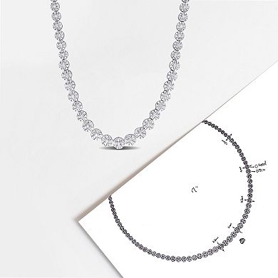 Stella Grace Sterling Silver 1 Carat T.W Diamond Tennis Bracelet