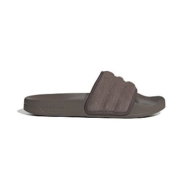 adidas adilette Adult Shower and Sportswear Puff Stripes Slide Sandals