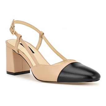 Nine West Unda Women's Block Heel Slingback Dress Pumps