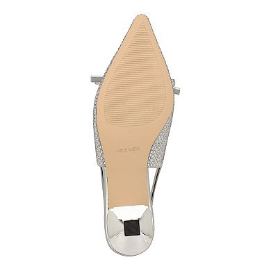 Nine West Wunder Women's Pointy Toe Slingback Dress Pumps