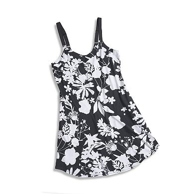 Women's Lilac+London Print Chemise Mini Dress