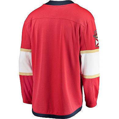Men's Fanatics Red Florida Panthers Breakaway Home Jersey