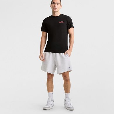 Men's Champion® Classic Logo Globe Graphic Tee