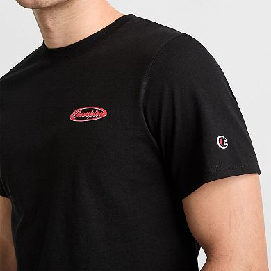 Men's Champion® Classic Logo Globe Graphic Tee