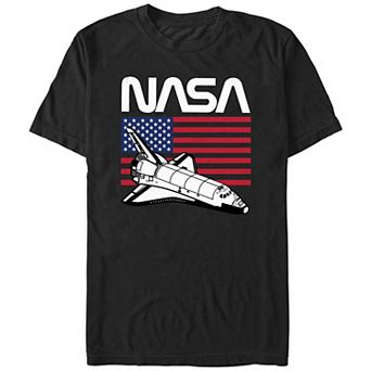 Men's Nasa USA Flag Graphic Tee