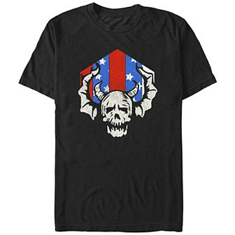 Men's Stranger Things Hellfire Americana Graphic Tee