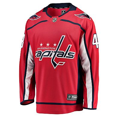 Men's Fanatics Tom Wilson Red Washington Capitals Home Breakaway Player Jersey